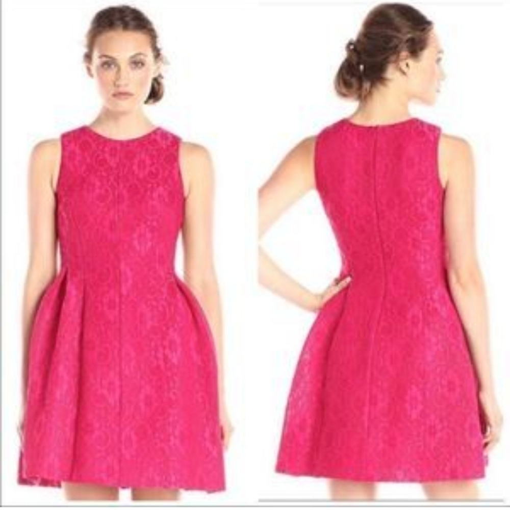 Calvin Klein pink lace dress sz 4